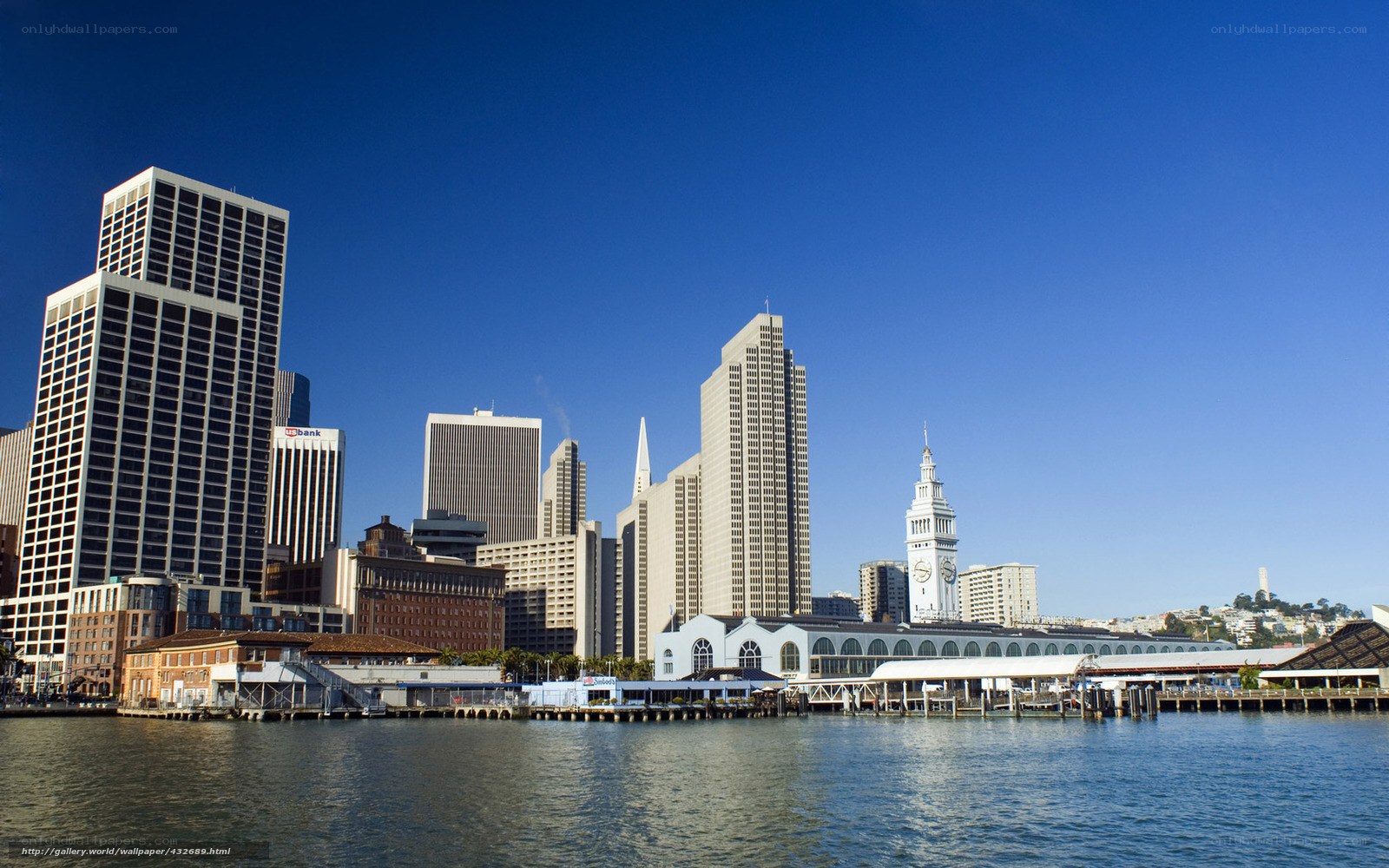 San Francisco skyline with waterfront
