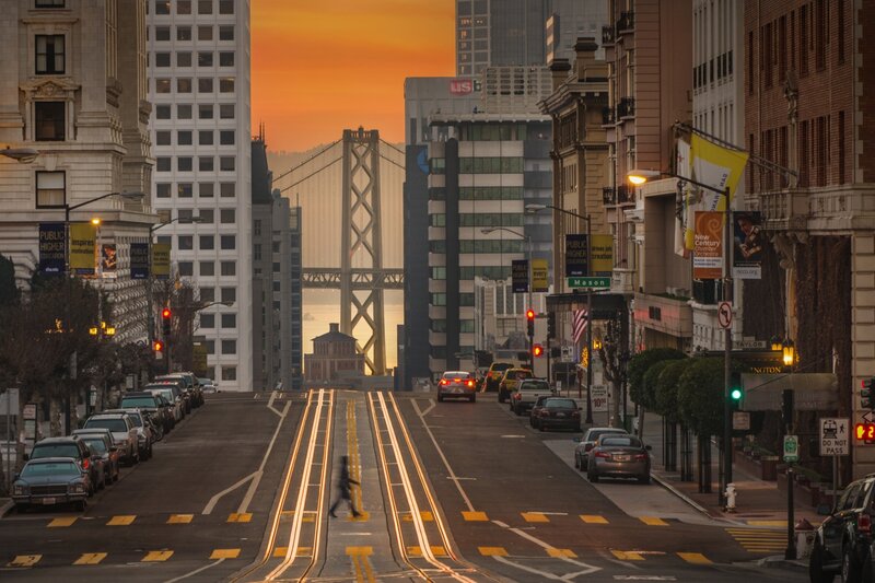 San Francisco Street View — Orange