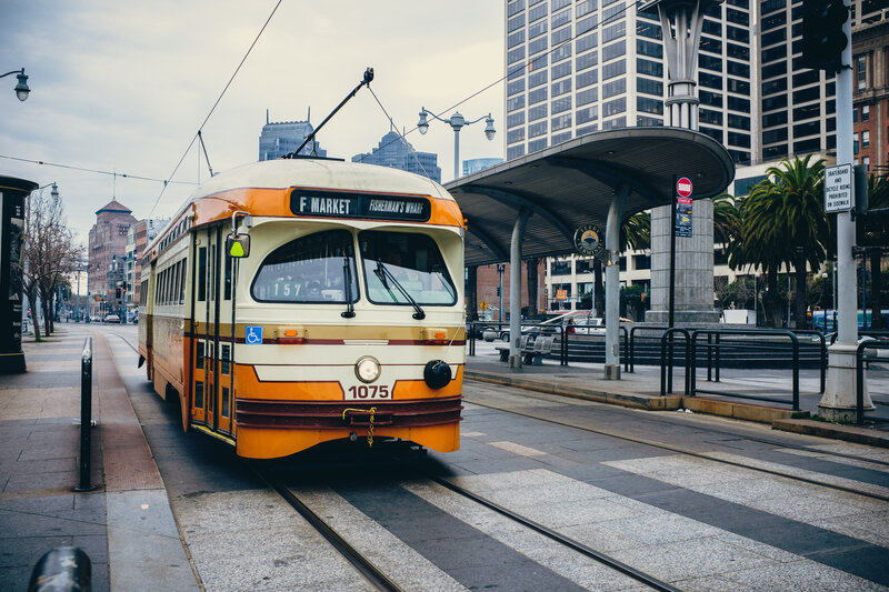 San Francisco streetcar at F Market