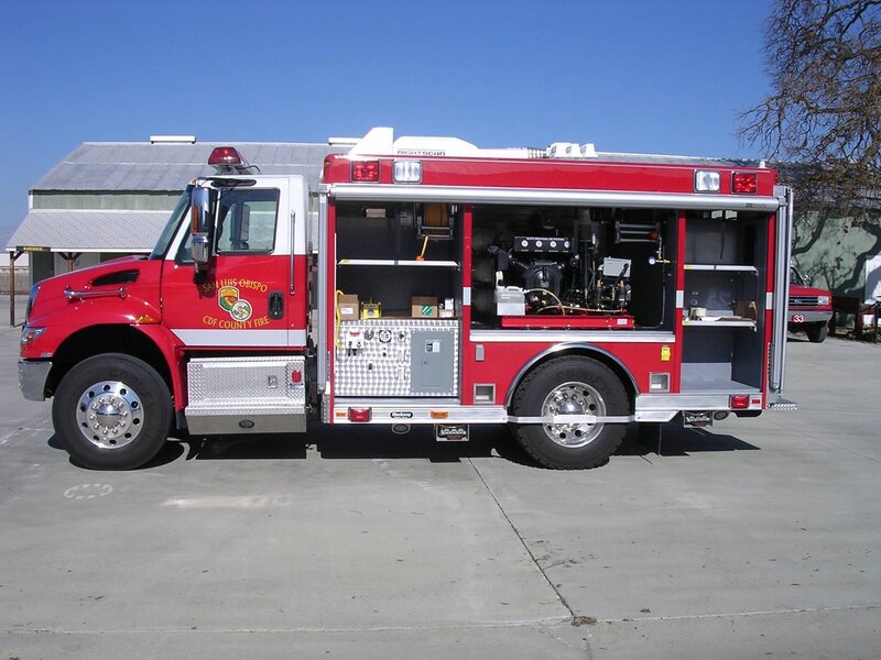 San Luis Obispo fire truck
