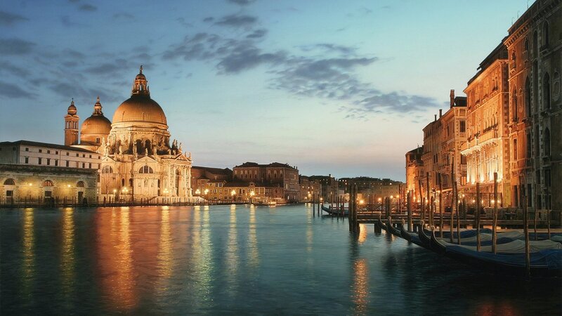 San Marco Basilica at Dusk