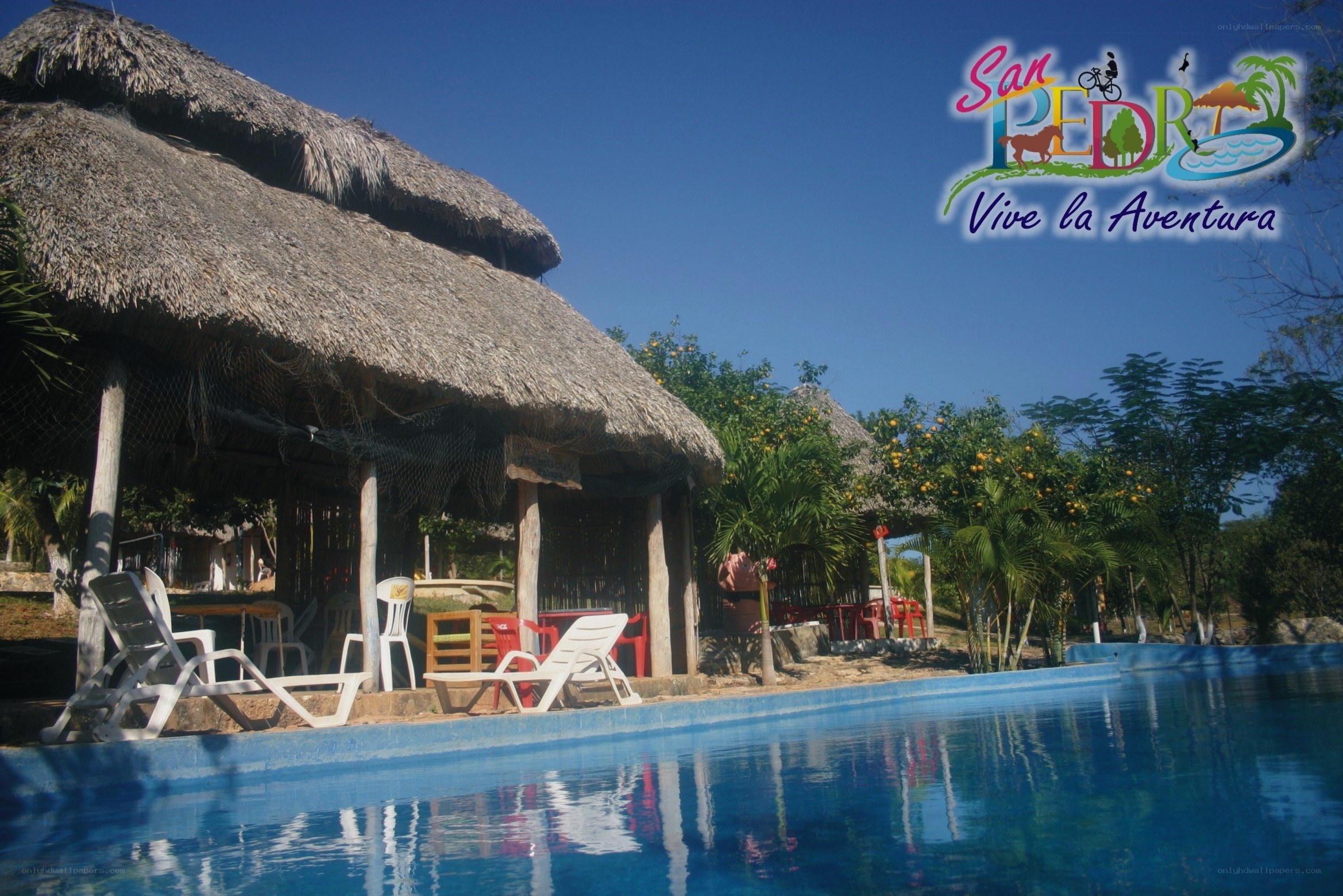 San Pedro resort pool area