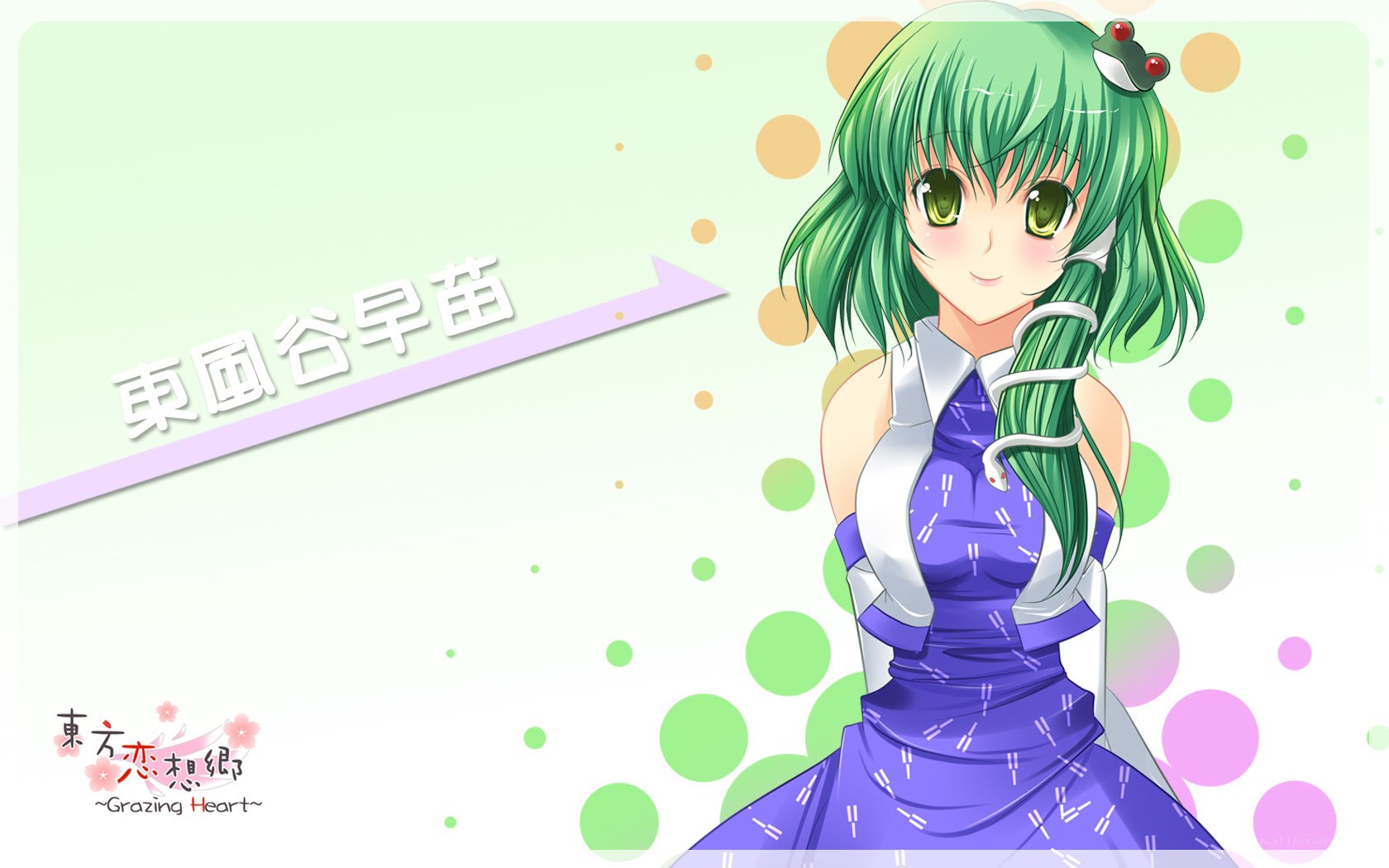 Sanae Kochiya from Touhou