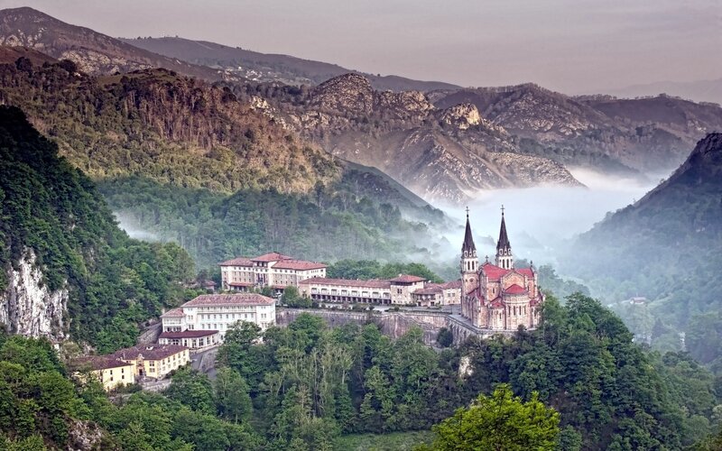 Sanctuary in the misty mountains