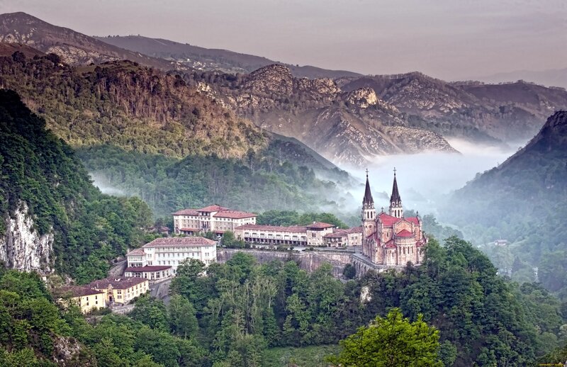 Sanctuary in the misty mountains