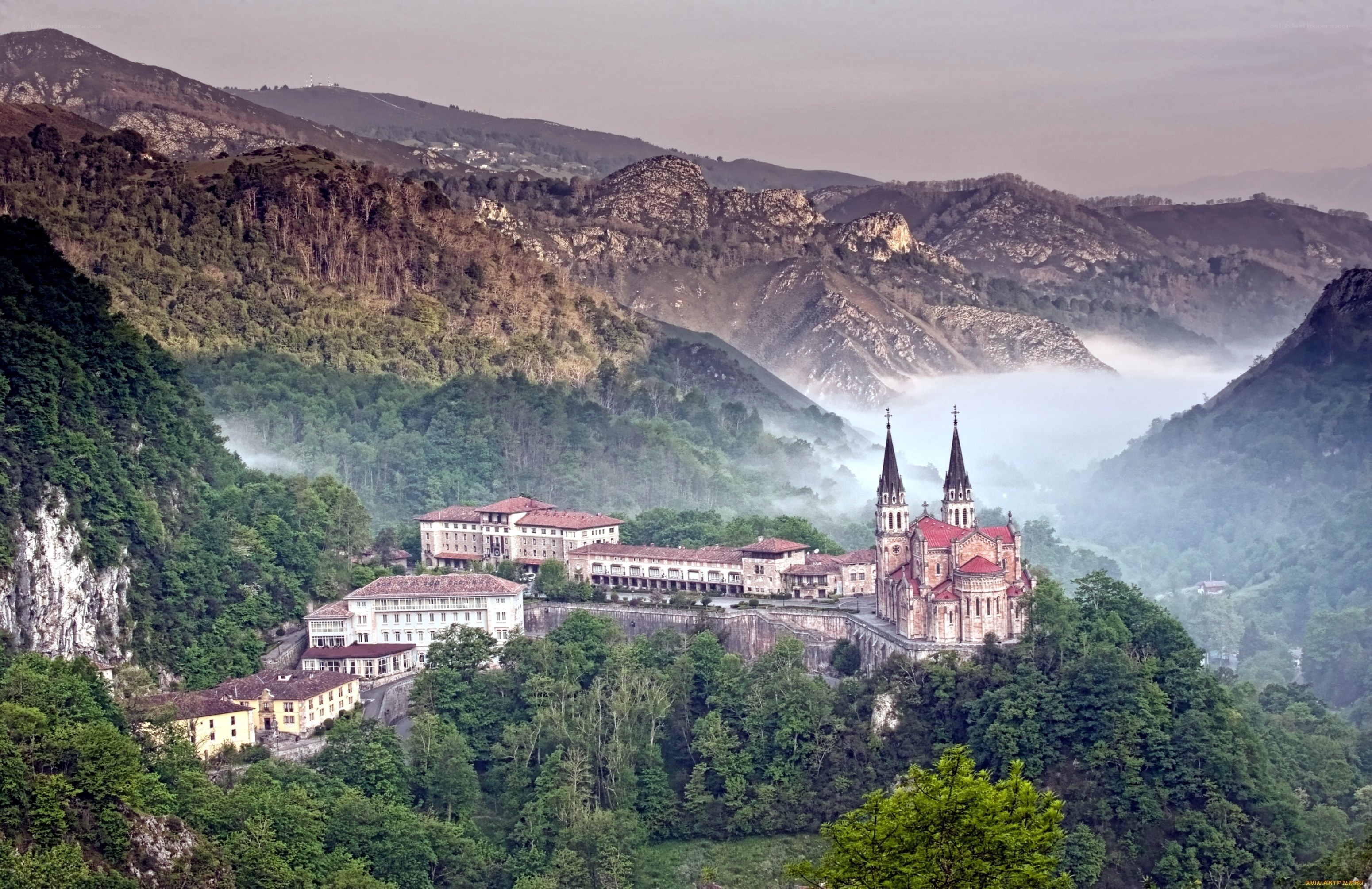 Sanctuary in the misty mountains