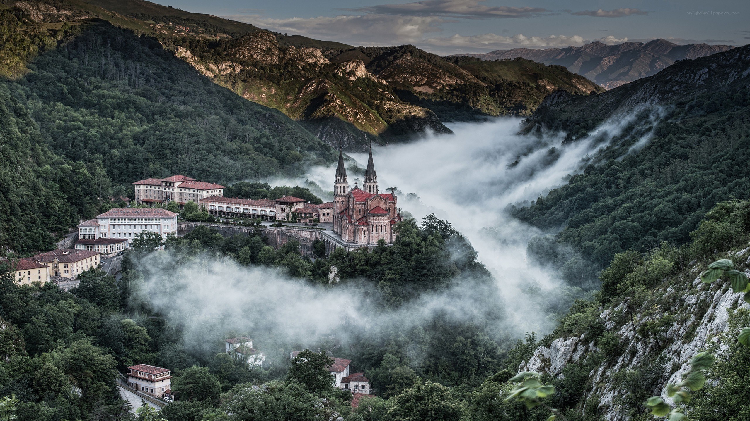Sanctuary in the misty valley
