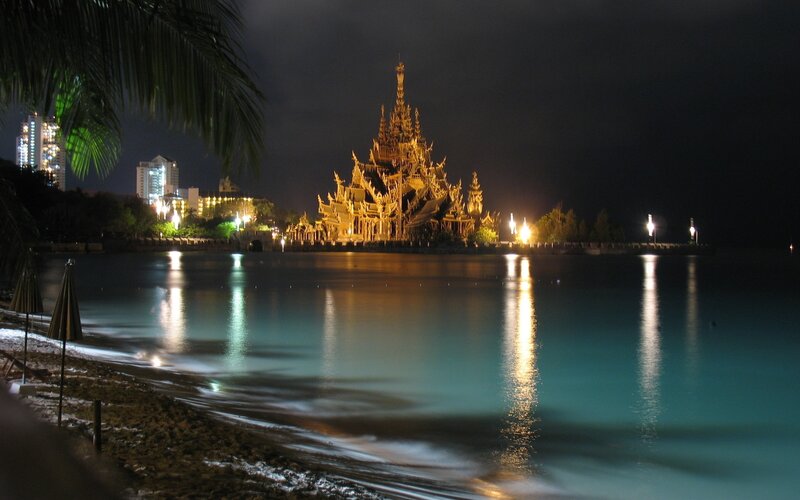 Sanctuary of Truth at Night