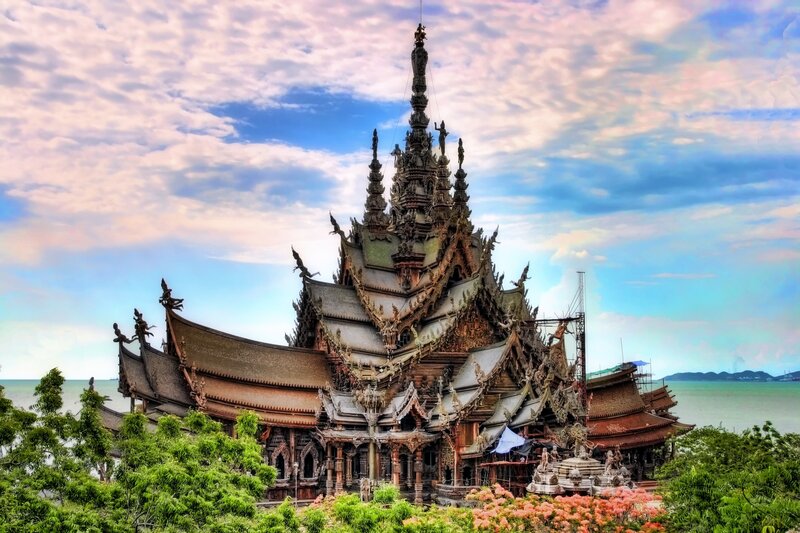 Sanctuary of Truth Temple — Blue