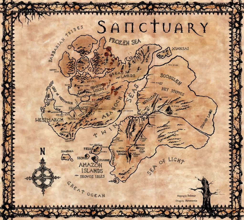 Sanctuary world map
