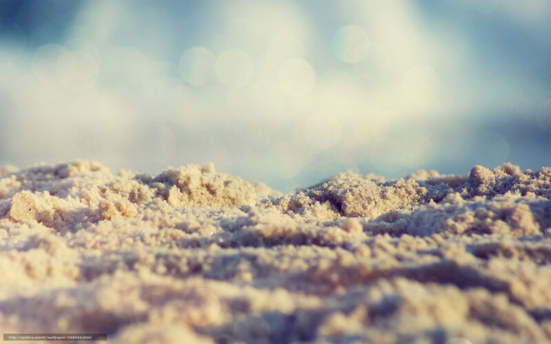 sand and sea bokeh