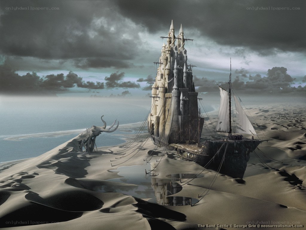 Sand Castle on the Shore