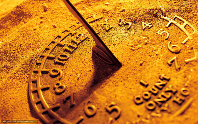 sand clock with hour numbers