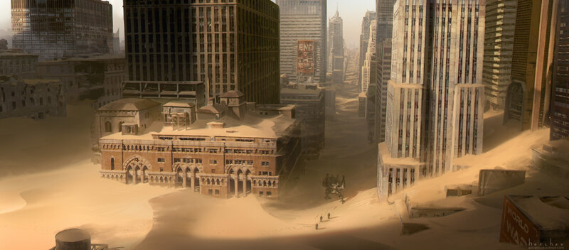 Sand-covered City Ruins
