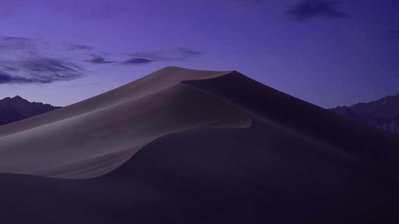 Sand Dune at Dusk — Purple