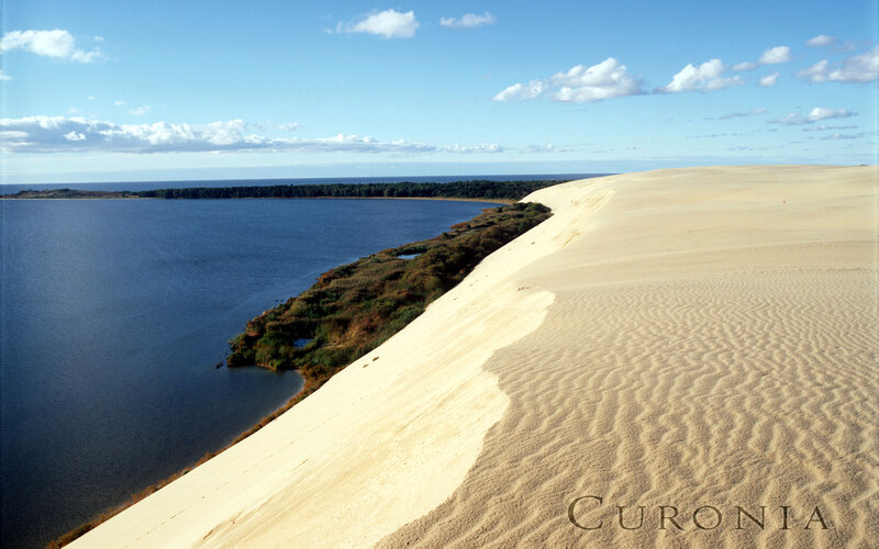 Sand Dune by Lake