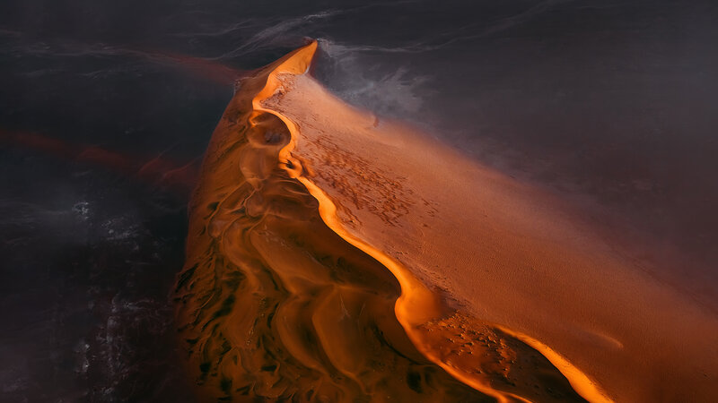 Sand Dune Formation — Orange