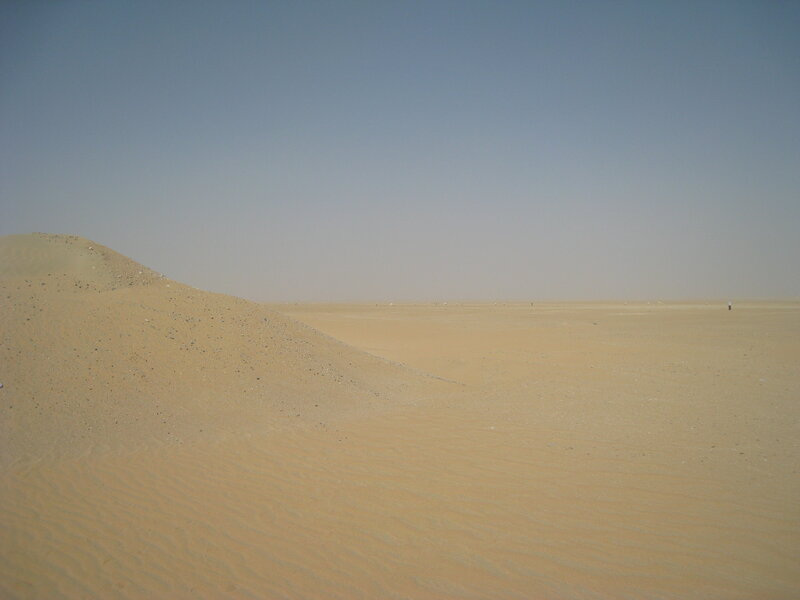 Sand Dune in Desert — Beige