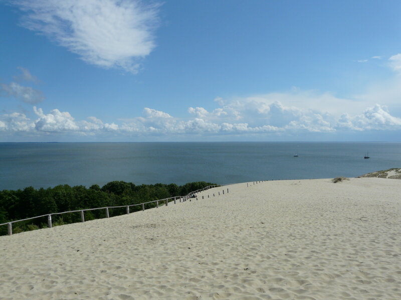 Sand Dune Overlooking Sea