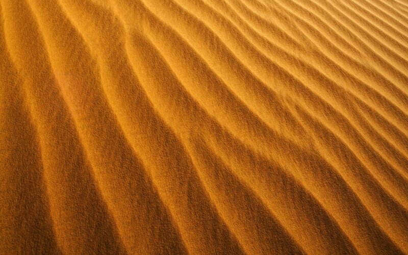 Sand Dune Ripples — Orange