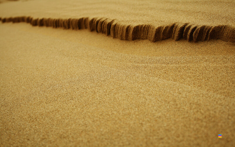 sand dune texture close-up