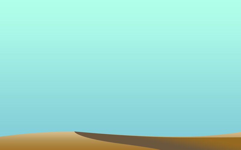 Sand Dune under Sky