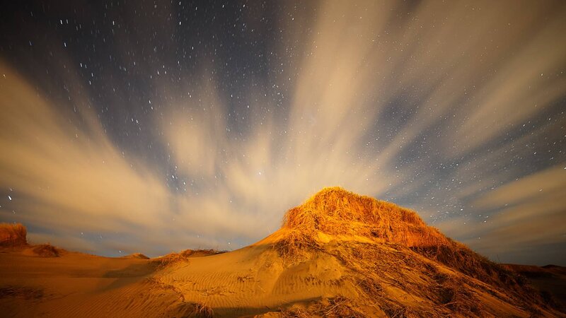 Sand Dune under Stars