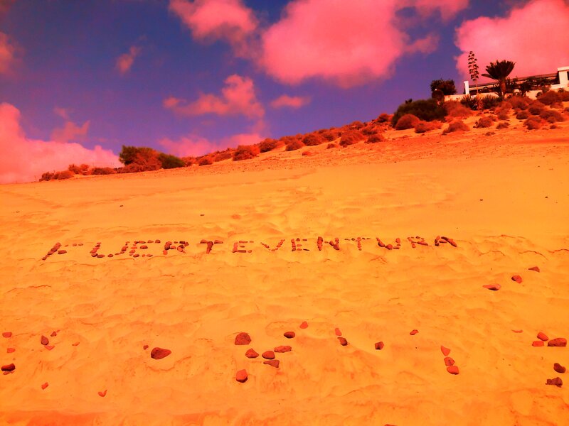 Sand Dune with Text