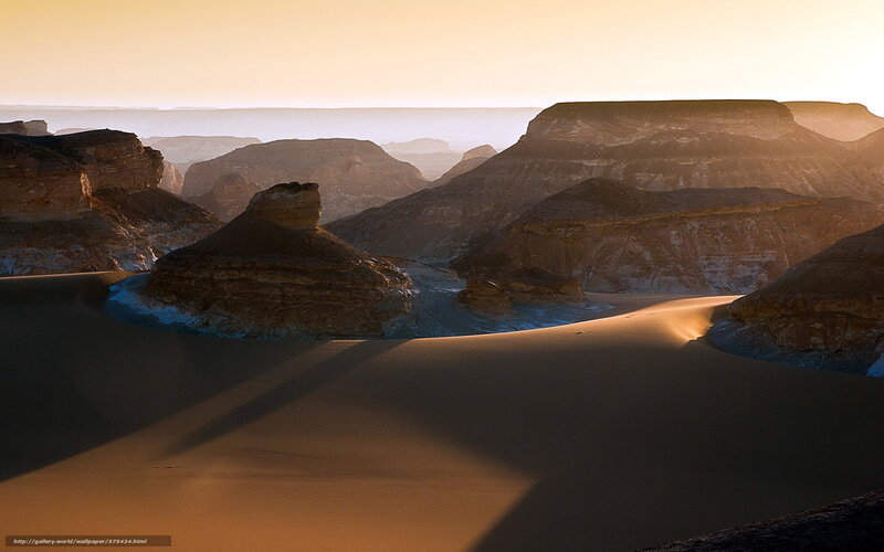Sand Dunes and Rock Formations — Brown, Dramatic