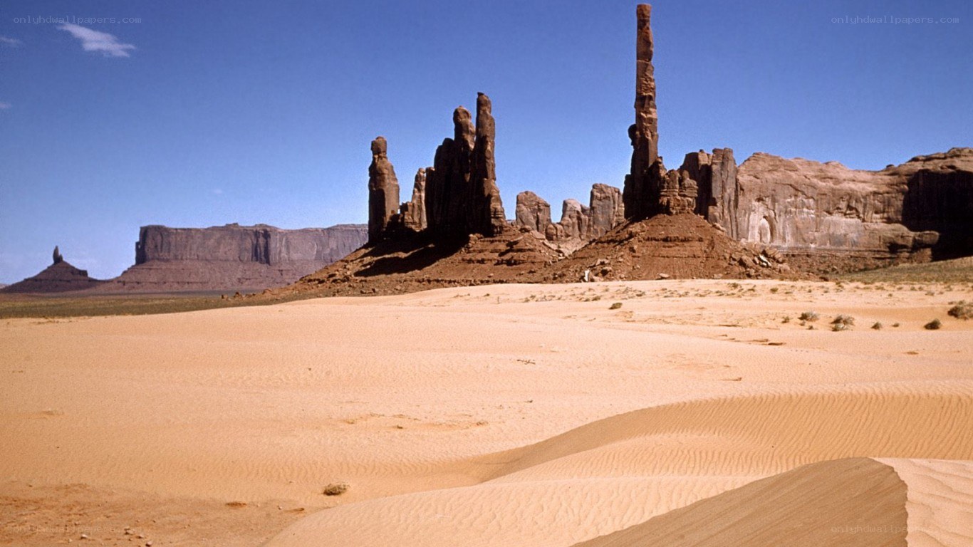 sand dunes and rock formations