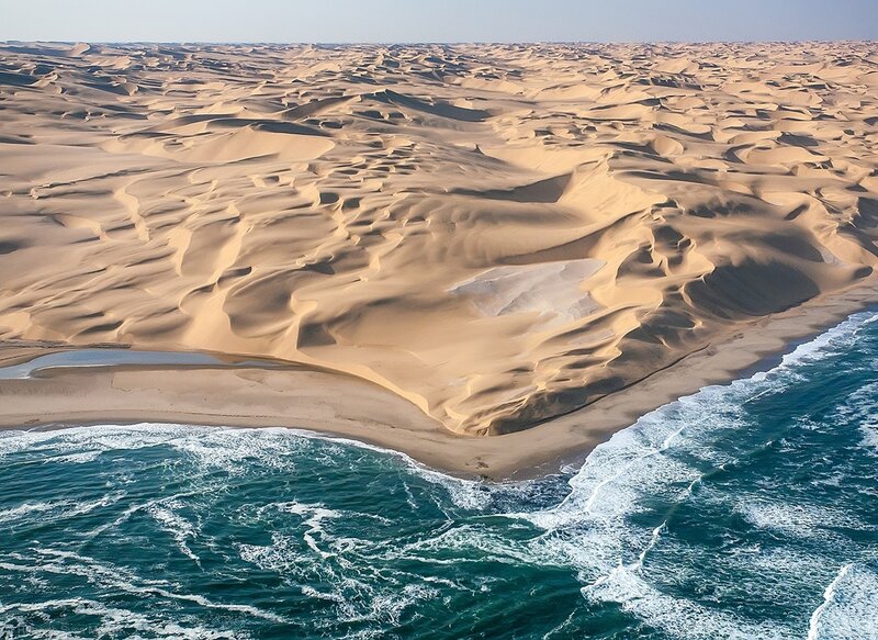 Sand Dunes at Coastline