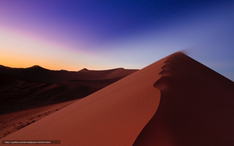 Sand Dunes at Dusk — Purple