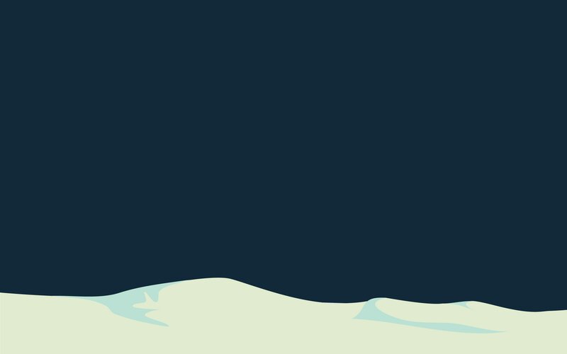 Sand Dunes at Night — Dark Blue