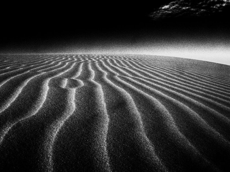 Sand Dunes at Night