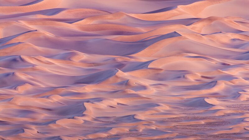 Sand Dunes at Sunrise — Pink