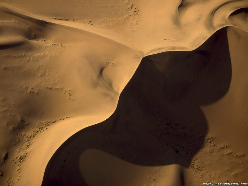 Sand Dunes in Desert — Brown, Dramatic, Sunset