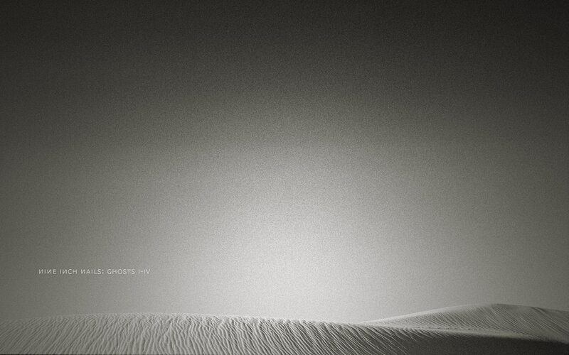 Sand Dunes in Desert — Gray