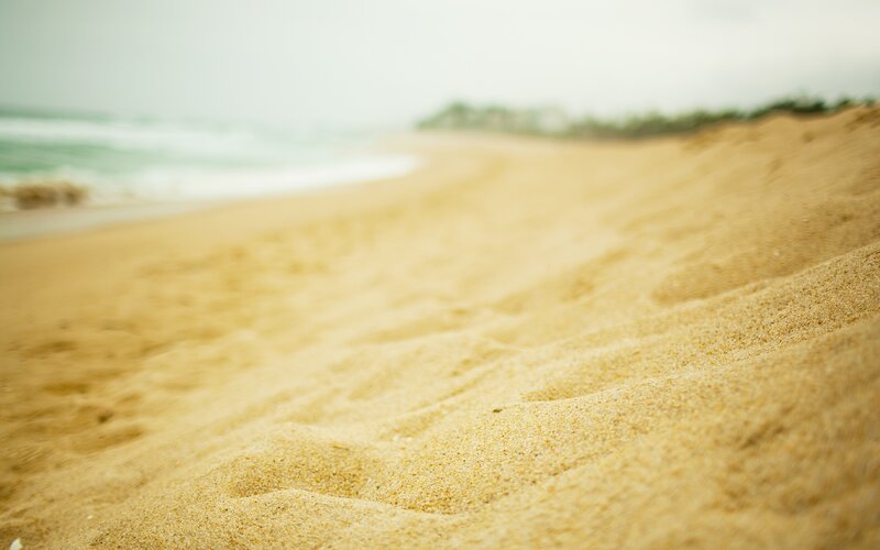 Sand Dunes on Beach — Beige