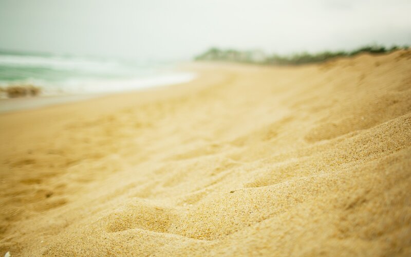 Sand Dunes on Beach