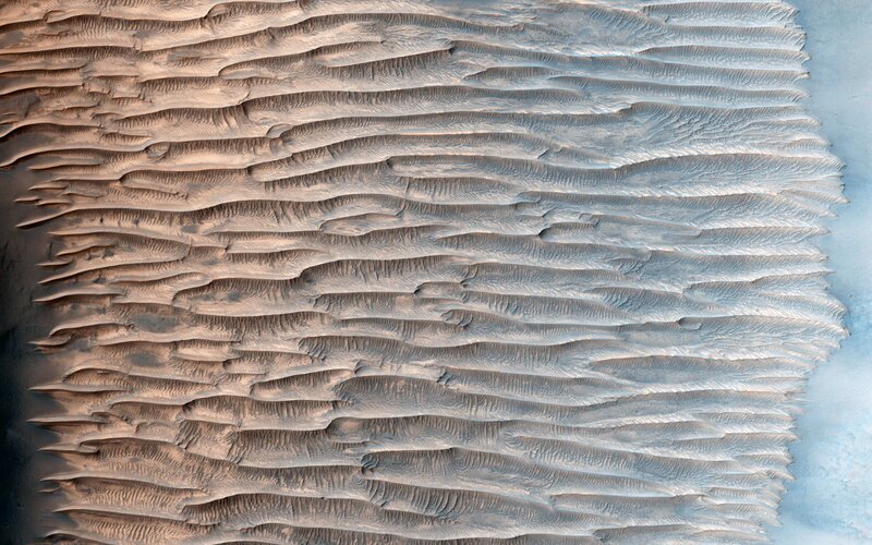 Sand Dunes on Mars — Brown
