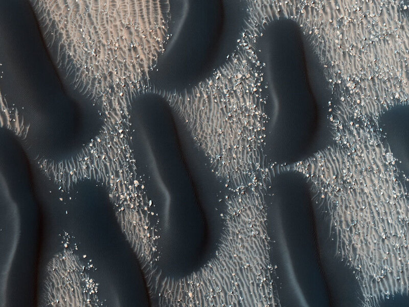 Sand Dunes on Mars