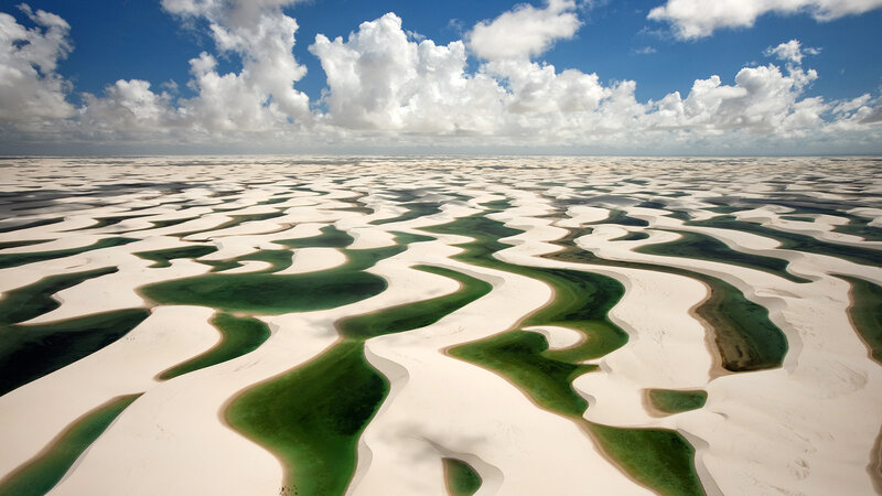 Sand Dunes with Lagoons