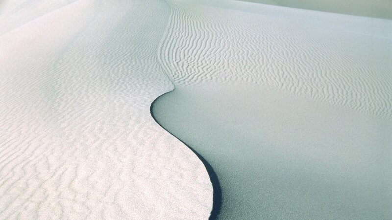 Sand dunes with ripples
