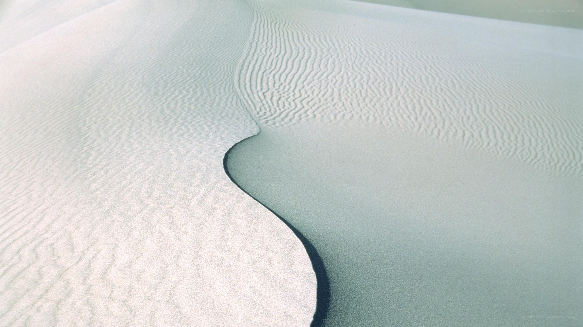 Sand dunes with ripples