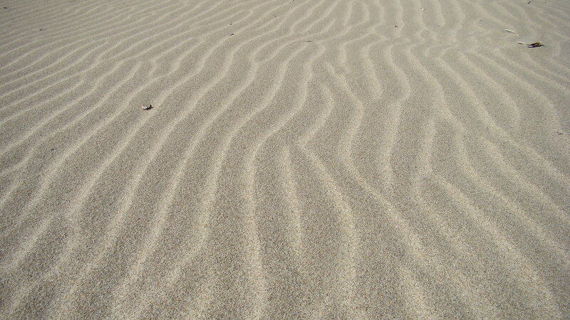 Sand Dunes with Ripples — Beige, Calm