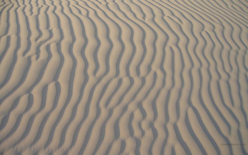 Sand Dunes with Ripples — Beige, Serene, Afternoon, Photograph, Shadows