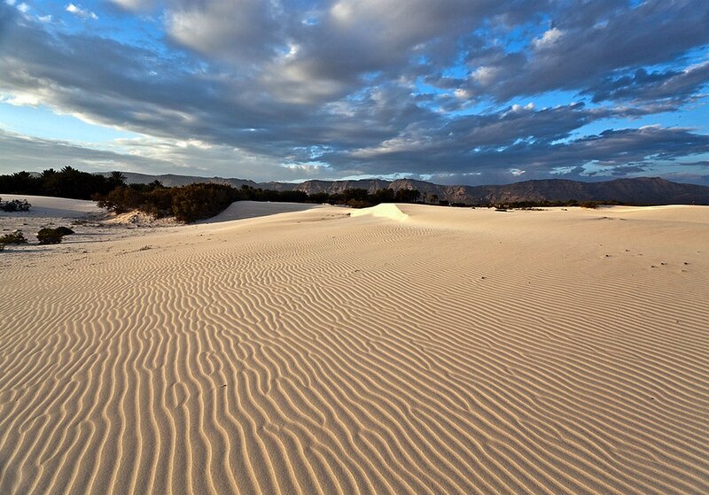 Sand Dunes with Ripples — Beige