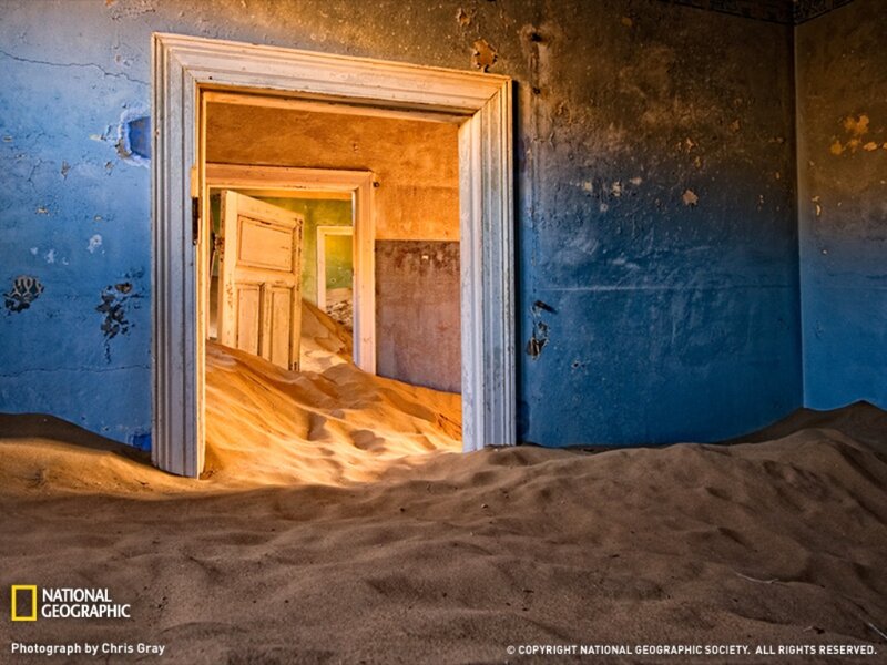 Sand-filled Abandoned Building