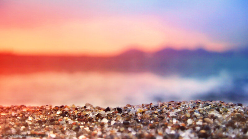 Sand Grains on Beach