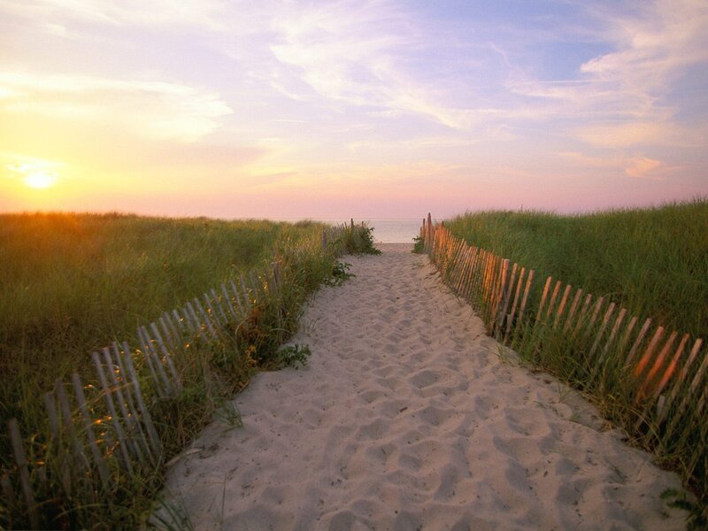 Sand Path to Beach — Beige